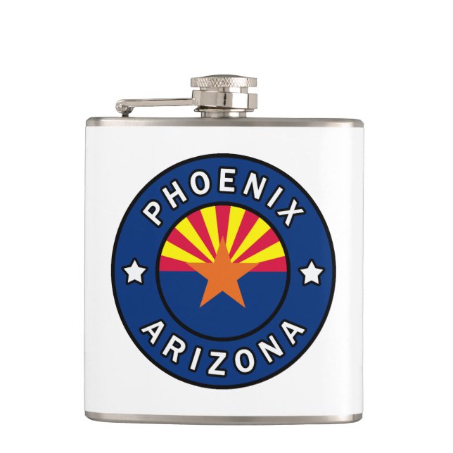 Phoenix Arizona Hip Flask (Front)