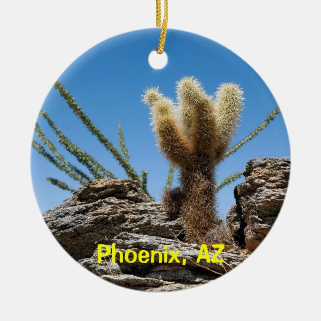 Phoenix Arizona Keepsake Ceramic Ornament (Front)