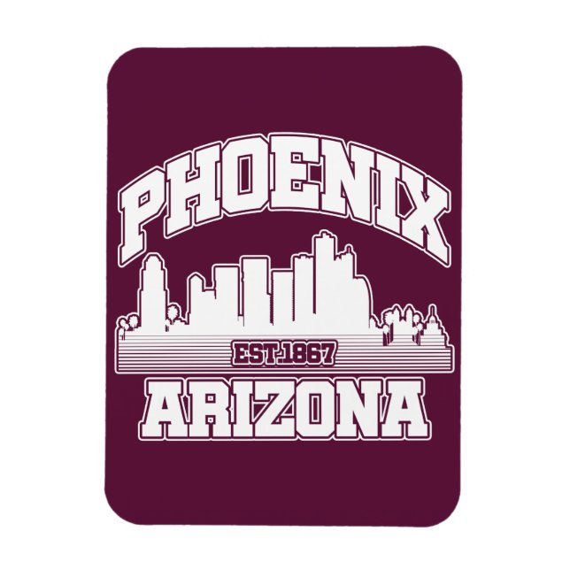 Phoenix,Arizona Magnet (Vertical)