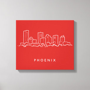 Phoenix Arizona Skyline Canvas Print