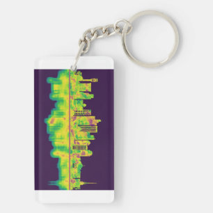 Phoenix Arizona Skyline Keychain