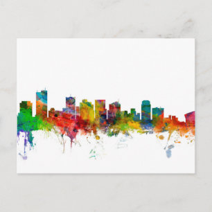 Phoenix Arizona Skyline Postcard