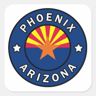 Phoenix Arizona Square Sticker