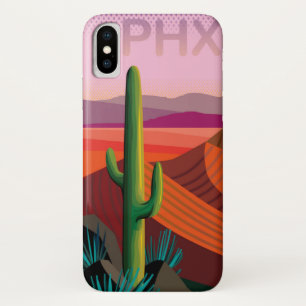 Phoenix Arizona   Travel Poster Case-Mate iPhone Case