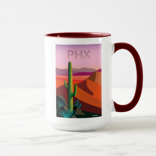Phoenix Arizona Travel Poster Mug