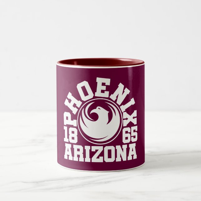 Phoenix,Arizona Two-Tone Coffee Mug (Center)