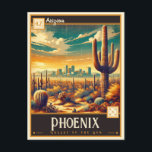 Phoenix, Arizona | Vintage Postcard<br><div class="desc">Transport yourself to the vibrant heart of the American Southwest with our captivating Vintage Phoenix Postcard. This timeless piece of art beautifully showcases the allure and history of Phoenix, Arizona, making it an excellent addition to your collection, a unique gift, or a nostalgic journey through time. Experience the magic of...</div>