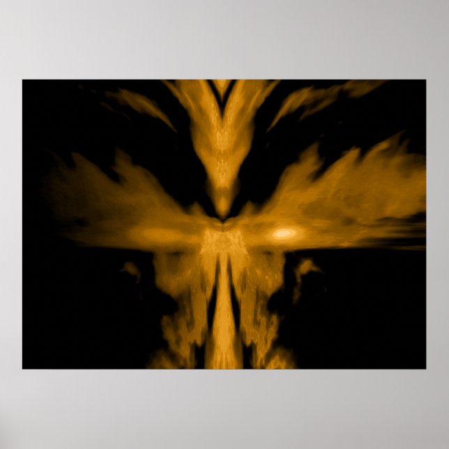 Phoenix Awakening Gold Poster (Front)