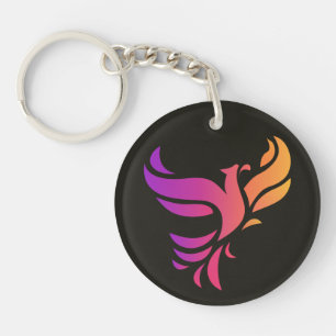 Phoenix bird keychain