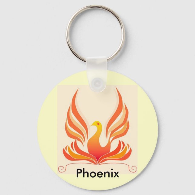 Phoenix Bird Keychain (Front)