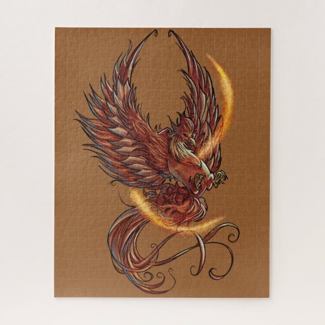 Phoenix Bird Magic 520 piece Puzzle (Vertical)