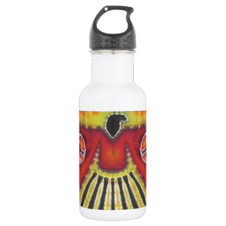 Phoenix Bird Peace Signs Tie Dye 532 Ml Water Bottle