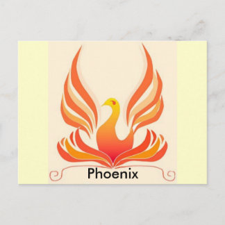 Phoenix bird postcard