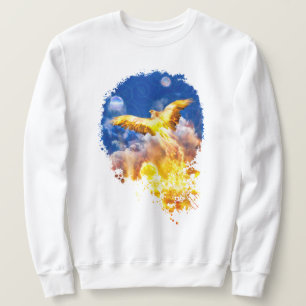 Phoenix Bird RISE ABOVE YOUR TROUBLES Sweatshirt
