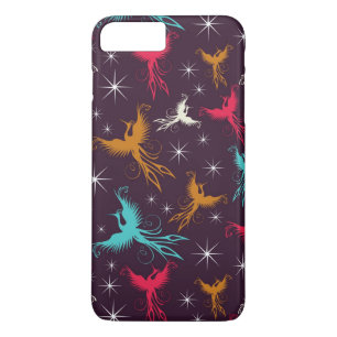 Phoenix Birds Figure Pattern iPhone 8 Plus/7 Plus Case