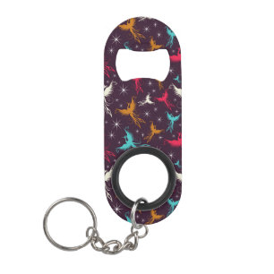 Phoenix Birds Figure Pattern Keychain Bottle Opener