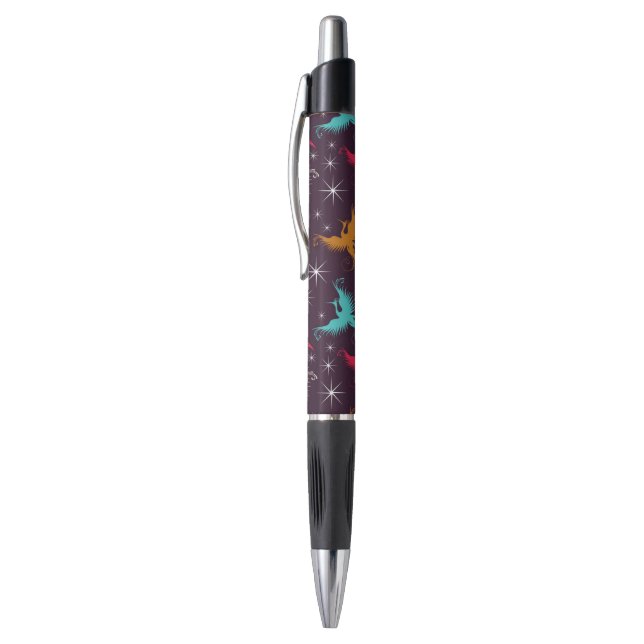 Phoenix Birds Figure Pattern Pen (Top (Vertical))