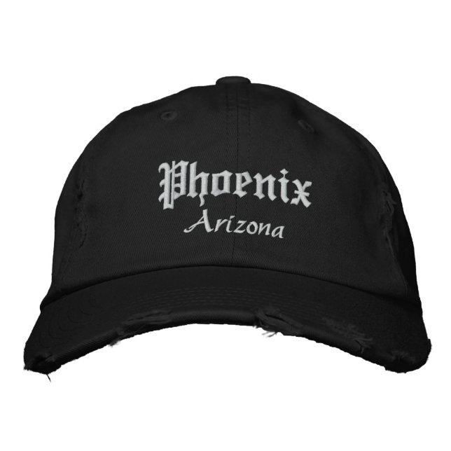 phoenix bold embroidered hat (Front)