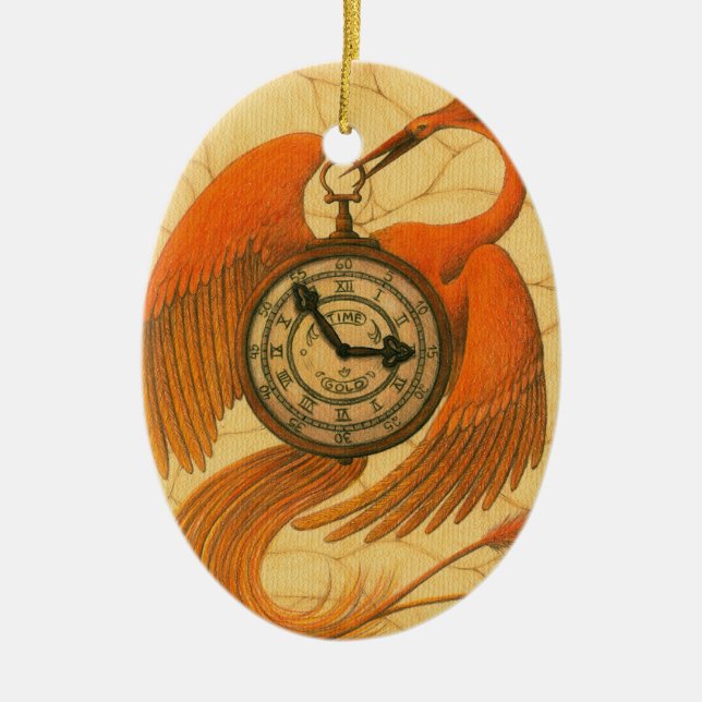 Phoenix Ceramic Ornament (Front)