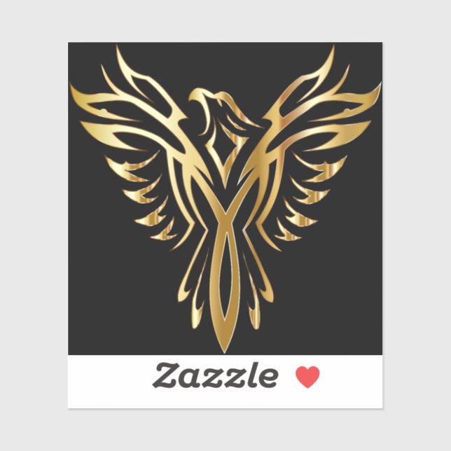 Phoenix Custom-Cut Vinyl Sticker (Sheet)