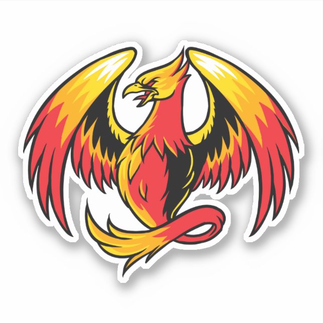 Phoenix Custom Vinyl Sticker (Front)