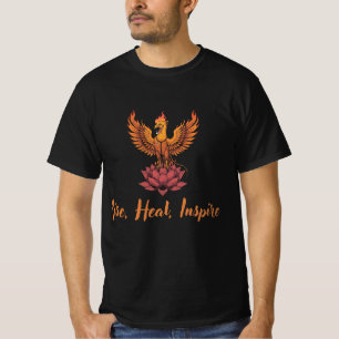 Phoenix Doctor Healing Lotus – Rise, Heal, Inspire T-Shirt
