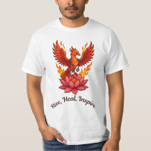 Phoenix Doctor Healing Lotus – Rise, Heal, Inspire T-Shirt