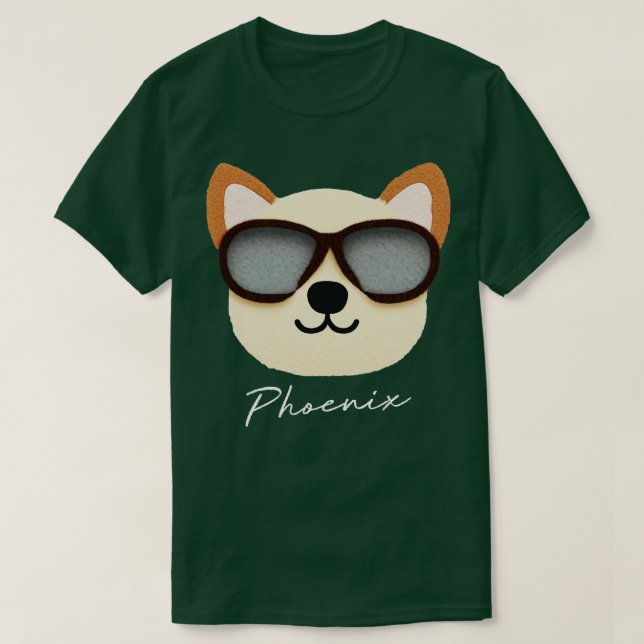 Phoenix Dog T-Shirt (Design Front)