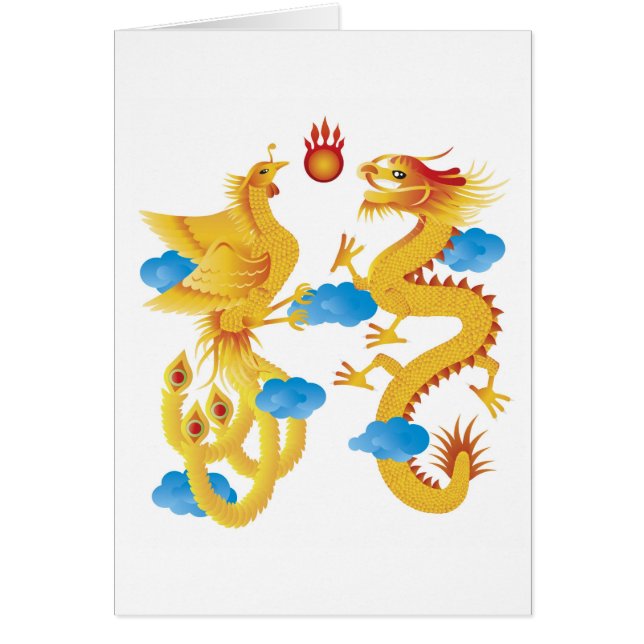 Phoenix Dragon Symbol Card (Front)