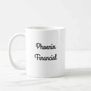 Phoenix Financial Café Mug - Conception à gauche