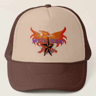 Phoenix Fire Bird Purple Baseball Hat Customized