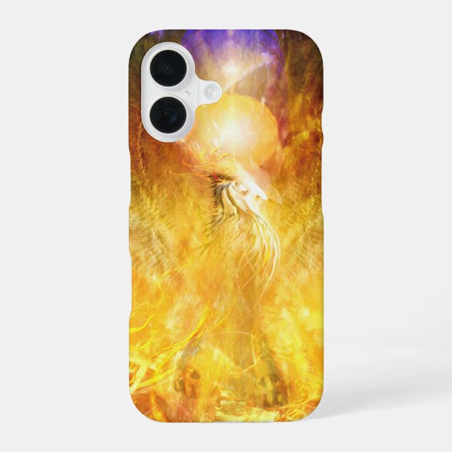 Phoenix Fire Bird TRANSMUTATION iPhone 16 Case (Back)