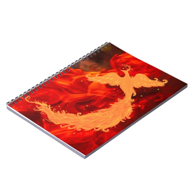 Phoenix & Fire Notebook (Left Side)