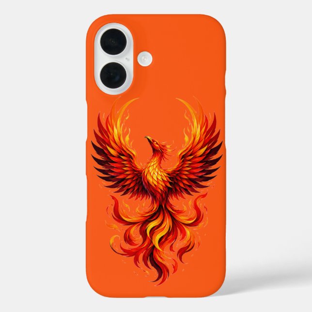 Phoenix Flame Case for Apple iPhone 16 (Back)