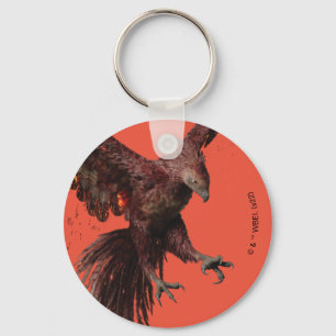Phoenix Flying Graphic Keychain