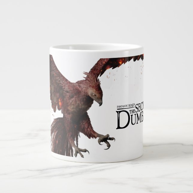 Phoenix Flying Graphic Large Coffee Mug (Front)