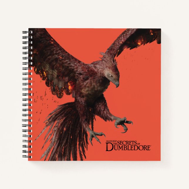 Phoenix Flying Graphic Notebook (Front)
