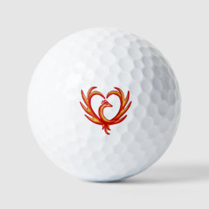 Phoenix Heart Golf Balls