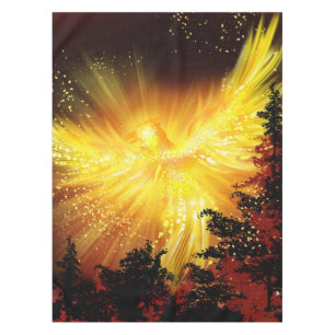 Phoenix in Trees Tablecloth