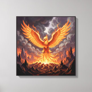 Phoenix Majestique Canvas Print
