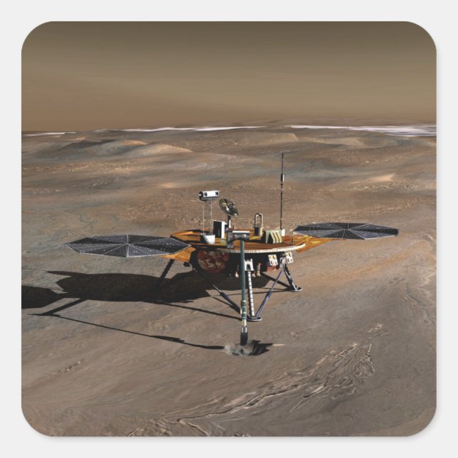 Phoenix Mars Lander 2 Square Sticker (Front)