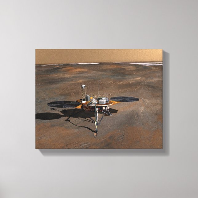 Phoenix Mars Lander 3 Canvas Print (Front)