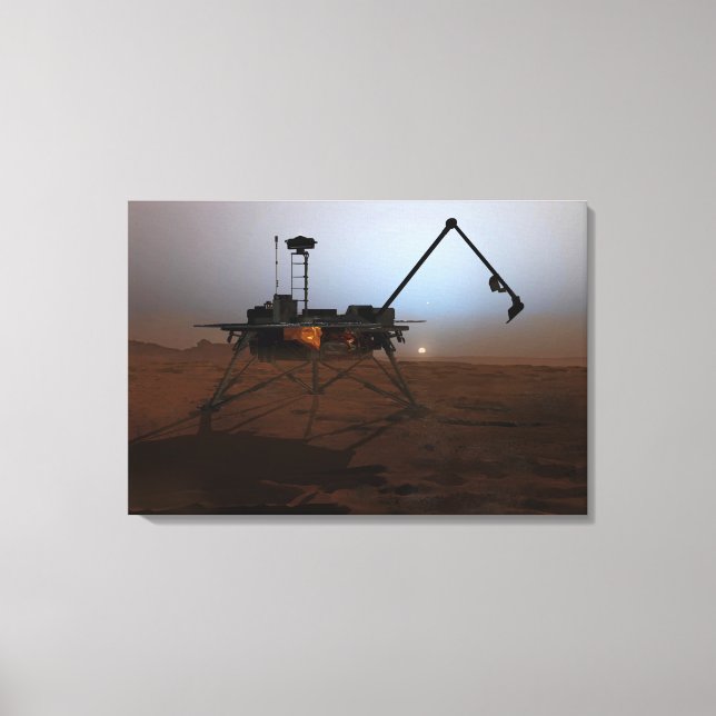 Phoenix Mars Lander 4 Canvas Print (Front)