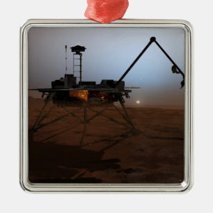 Phoenix Mars Lander 4 Metal Ornament
