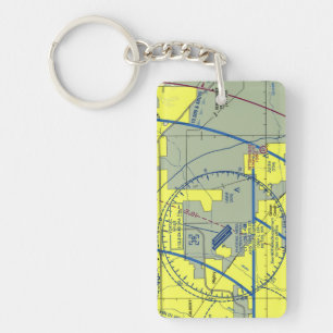 Phoenix-Mesa Gateway Airport chart / taxi diagram Keychain