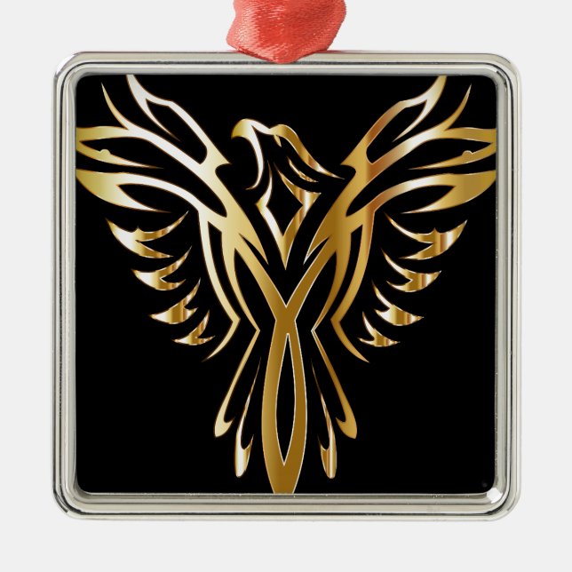 phoenix- metal ornament (Front)