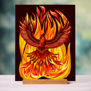 Phoenix mythological immortal Creature Acrylic Sign