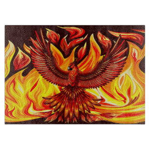 Phoenix mythological immortal Creature Cutting Board