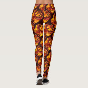 Phoenix mythological immortal Creature Leggings
