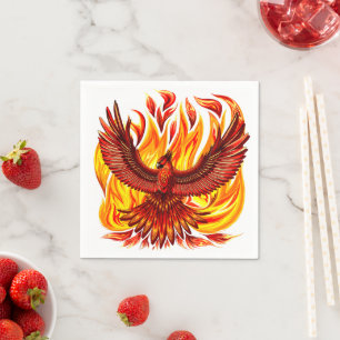Phoenix mythological immortal Creature Napkin